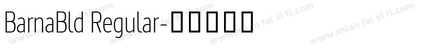 BarnaBld Regular字体转换